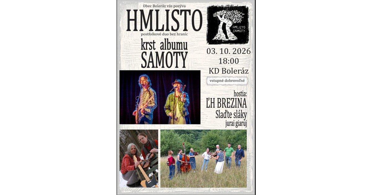 Hmlisto - krst albumu