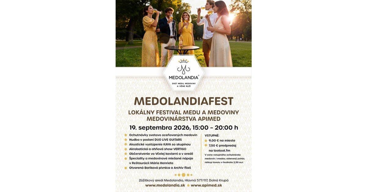 Medolandiafest v Dolnej Krupej