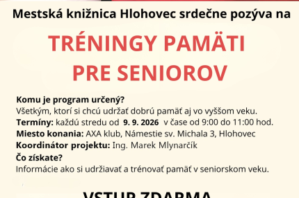 Tréningy pamäti pre seniorov
