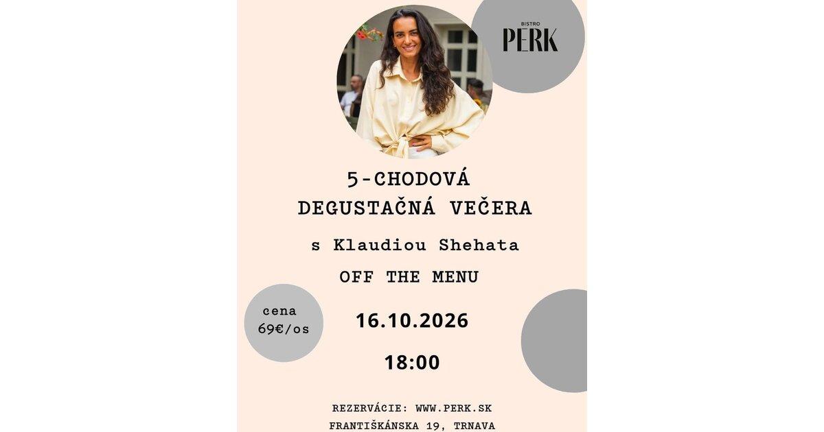 Degustácia s Klaudiou Shehata