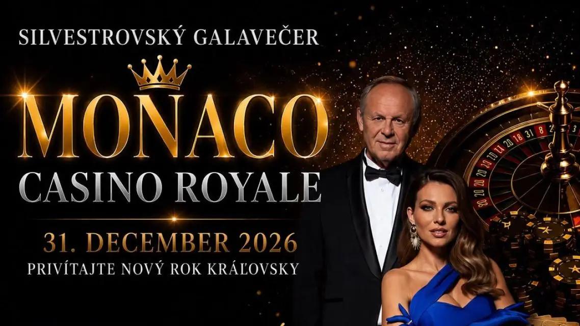 Silvestrovský galavečer Monaco Casino Roaylae