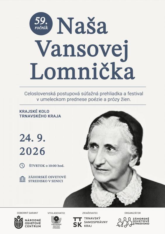 Krajské kolo Trnavského kraja Naša Vansovej Lomnička