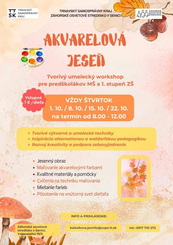 Akvarelová jeseň