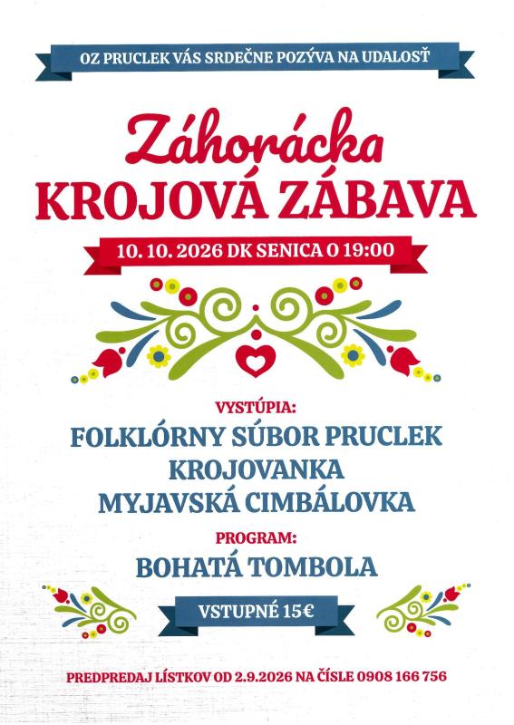 Záhorácka krojová zábava