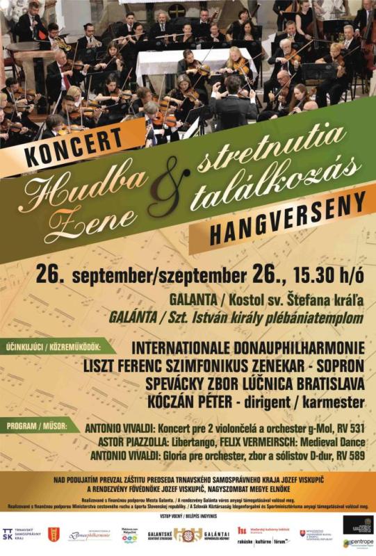 HUDBA a STRETNUTIA – slávnostný koncert