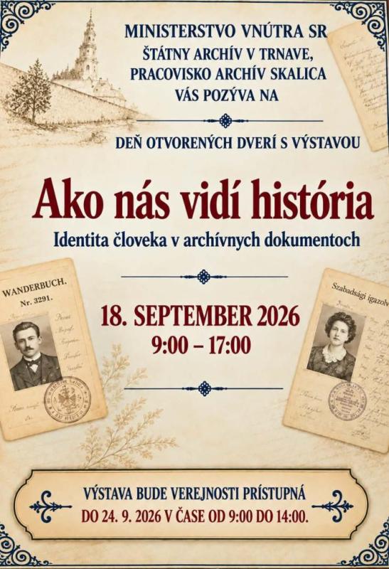 Ako nás vidí história - Identita človeka v archívnych dokumentoch