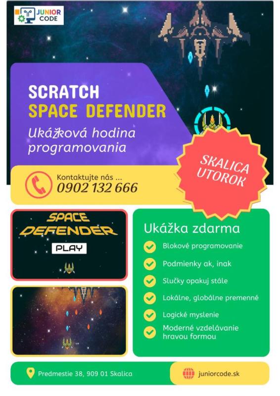 Bezplatná ukážková hodina Scratch programovania pre deti