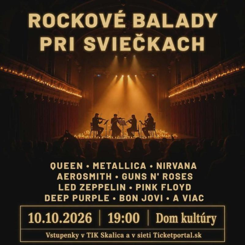 Rockové balady pri sviečkach