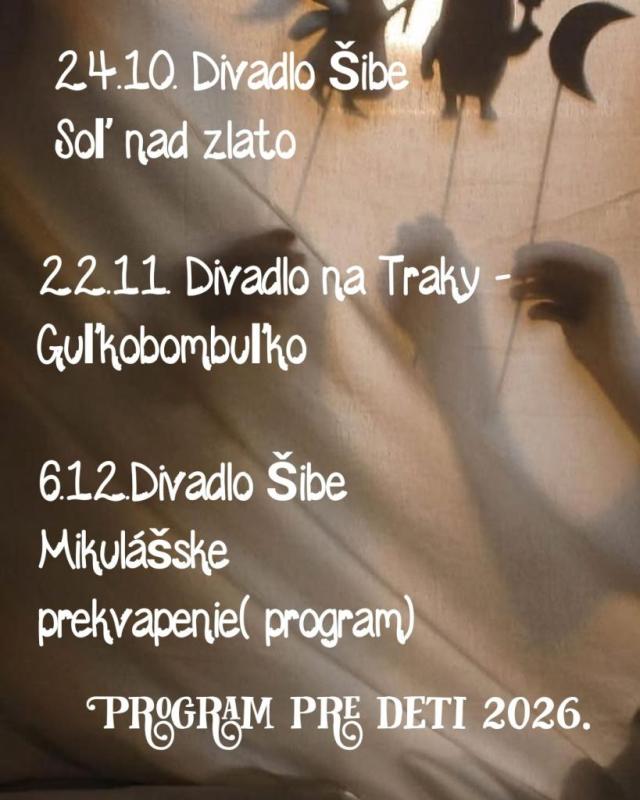 PROGRAM PRE DETI 2026