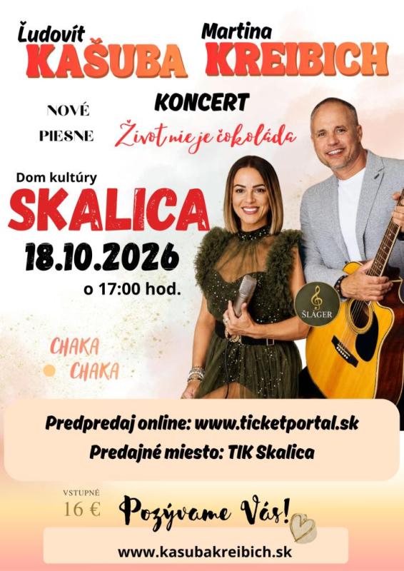 Turné 2026 - Život nie je čokoláda