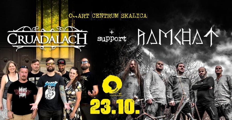 CRUADALACH + RAMCHAT + support v O-art centre