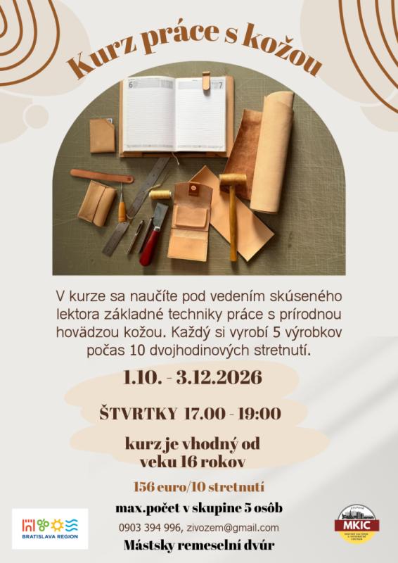 Kurz práce s kožou