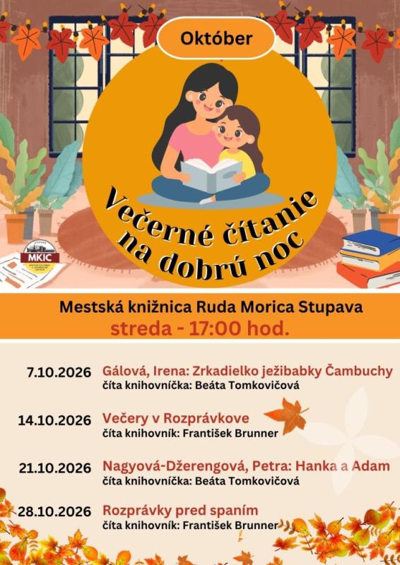VEČERNÉ ČÍTANIE NA DOBRÚ NOC