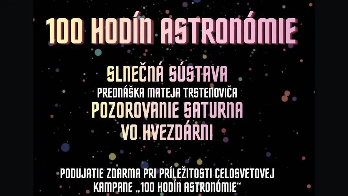 100 hodín astronómie