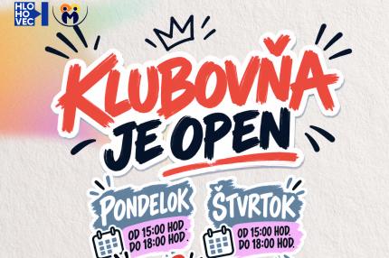 Klubovňa je open
