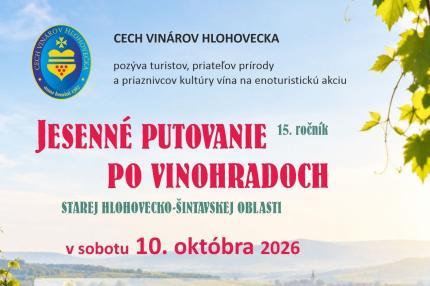 Jesenné putovanie po vinohradoch 15. ročník